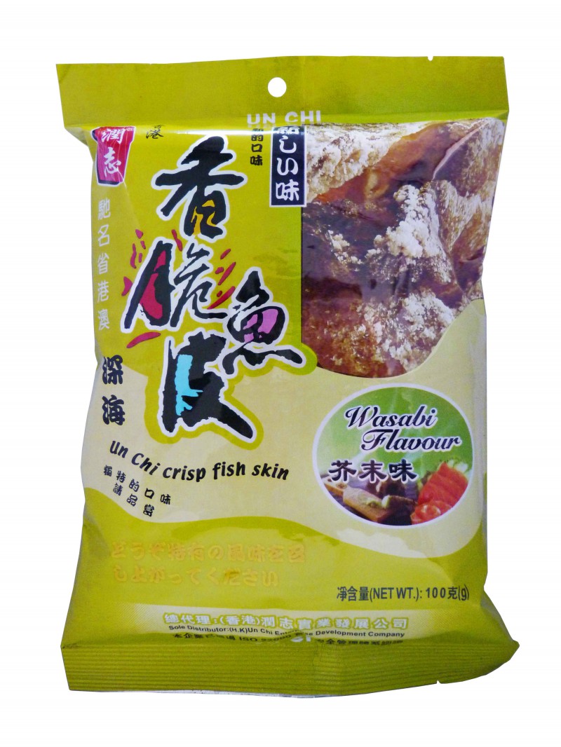 芥末味100g潤(rùn)志香脆魚皮