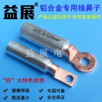 太陽(yáng)光伏板銅鋁線鼻子，DTL-35銅鋁過(guò)渡端頭，光伏專用