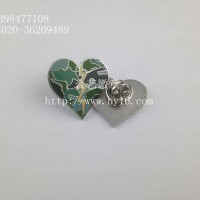 現磨心形徽章，銅質徽章，烤漆領章，紀念襟章