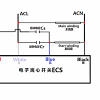 單相雙電容電動機(jī)啟動器的接線方式