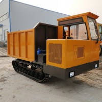 山區(qū)運(yùn)輸樹木運(yùn)輸車 自走爬坡履帶翻斗車 單頂履帶自卸運(yùn)輸車