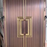 賓館銅門廠家安裝，酒店銅門廠家安裝